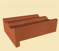 KMB BETA Elegant taška pultová okrajová levá cihlová